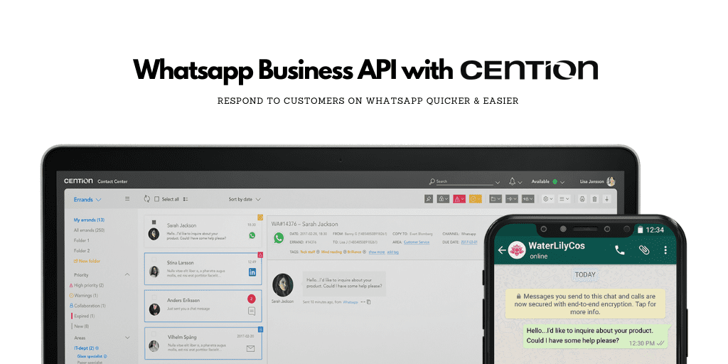 Whatsapp Business API with Cention